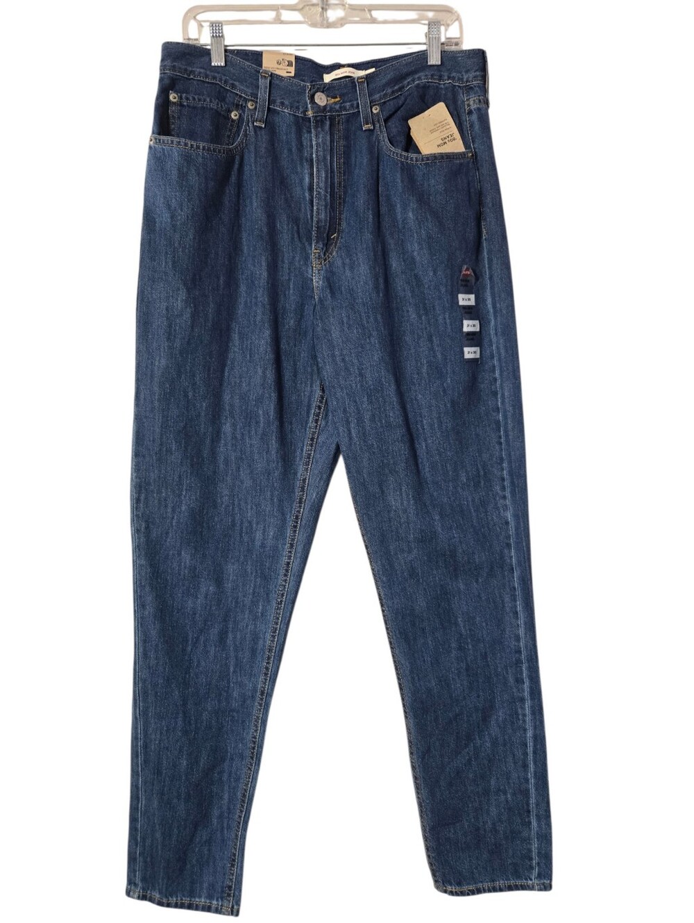 Levi’s 80s Mom Jeans High Rise Tapered Leg Denim Show True Blue